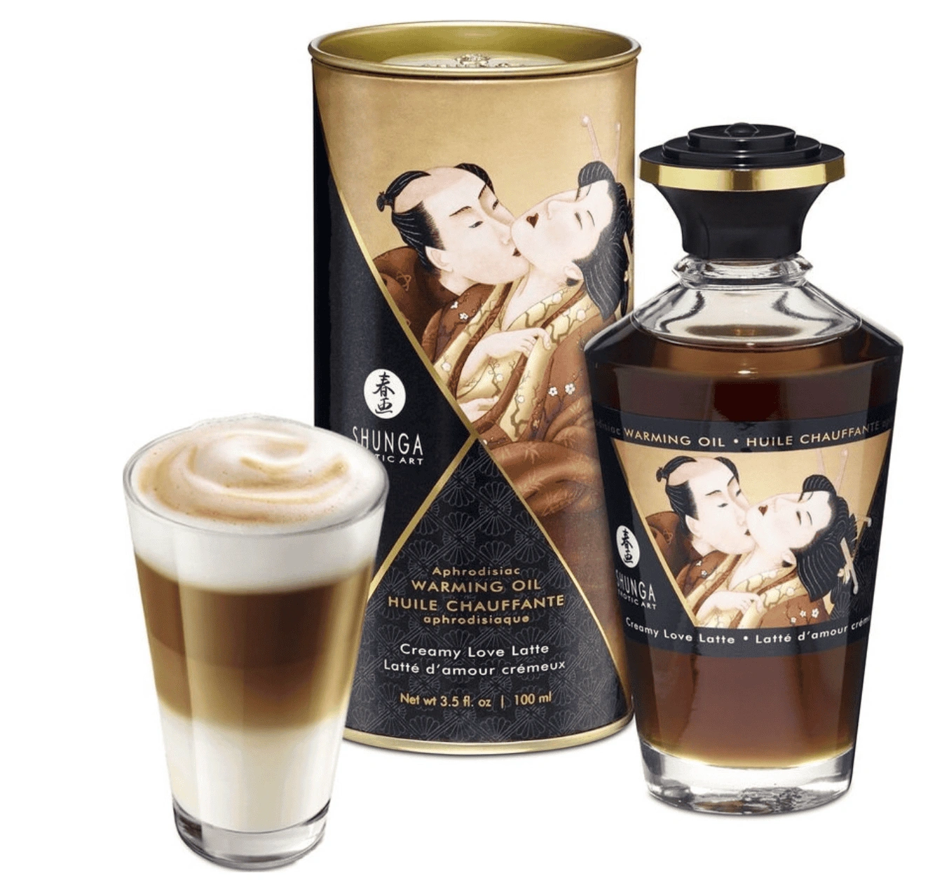 Ulei Afrodisiac Creamy Latte Cu Efect De Incalzire 100 ml